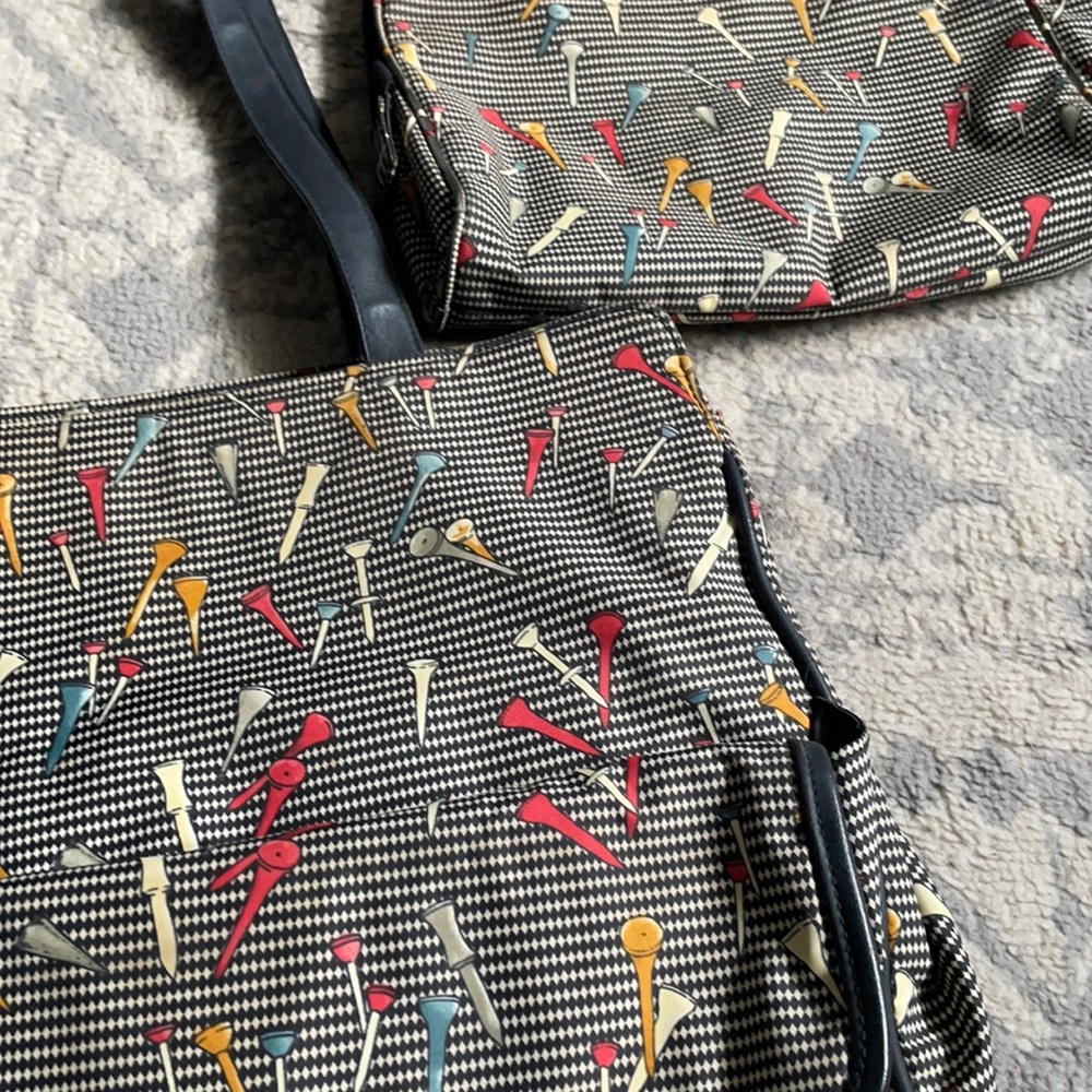 Nilcole Miller Take Over “Golf Tees” Shoulder Bag w/ Wristlet